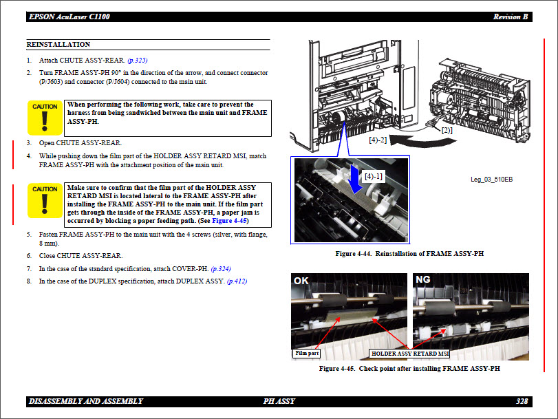 Epson Aculaser C1100_Color Service Manual-5